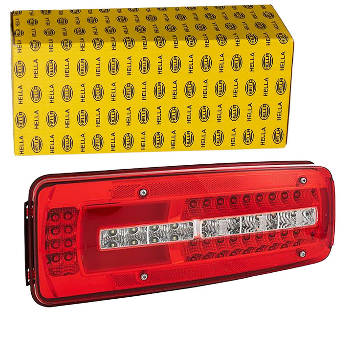 HELLA - Heckleuchte - Truck Full LED - LED - 24V - 2VP 012 381-361 Standard Ausführung rechts DIN St