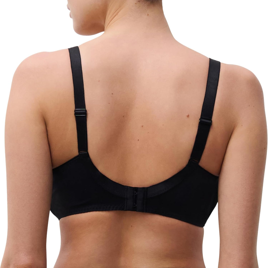 Chantelle Every Curve, Sehr Bedeckender Bügel-BH, Damen Unterwäsche 70F Schwarz, 70F Schwarz