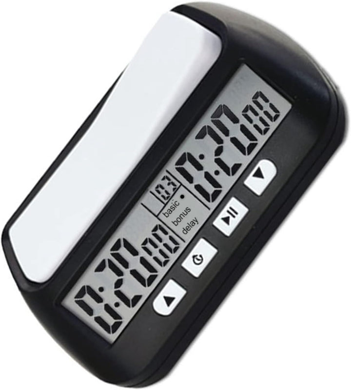 Septpenta LEAP Schachuhr, ABS Display Schachuhr, Digitaler Schachtimer, Tonalarmfunktion, Schachuhr