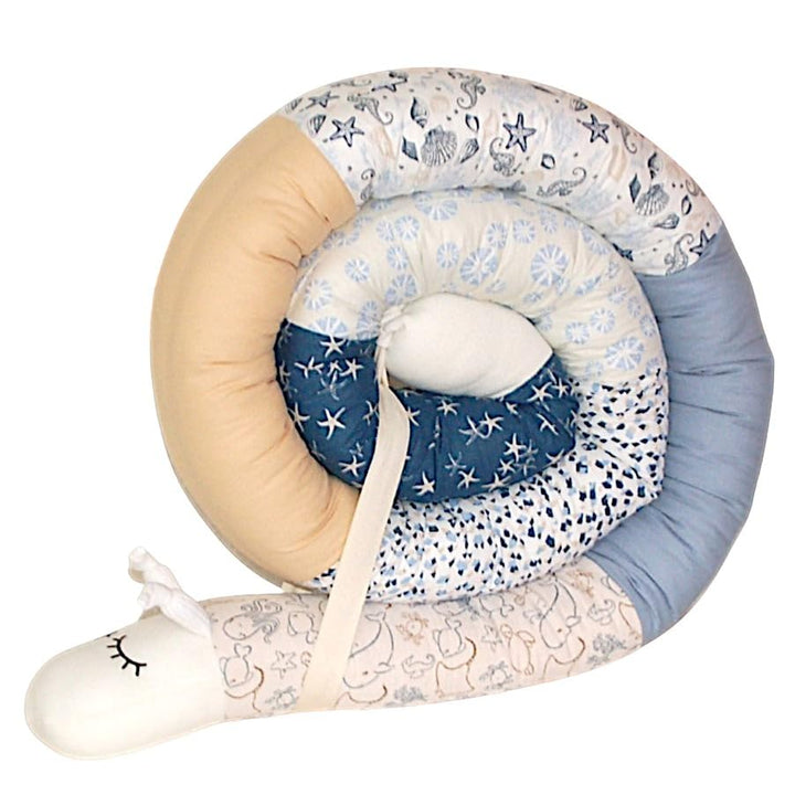 Bettschnecke/Bettschlange XXL (Motiv Regenbogen (1)) Länge 250cm **personalisierbar** Seitenschläfer