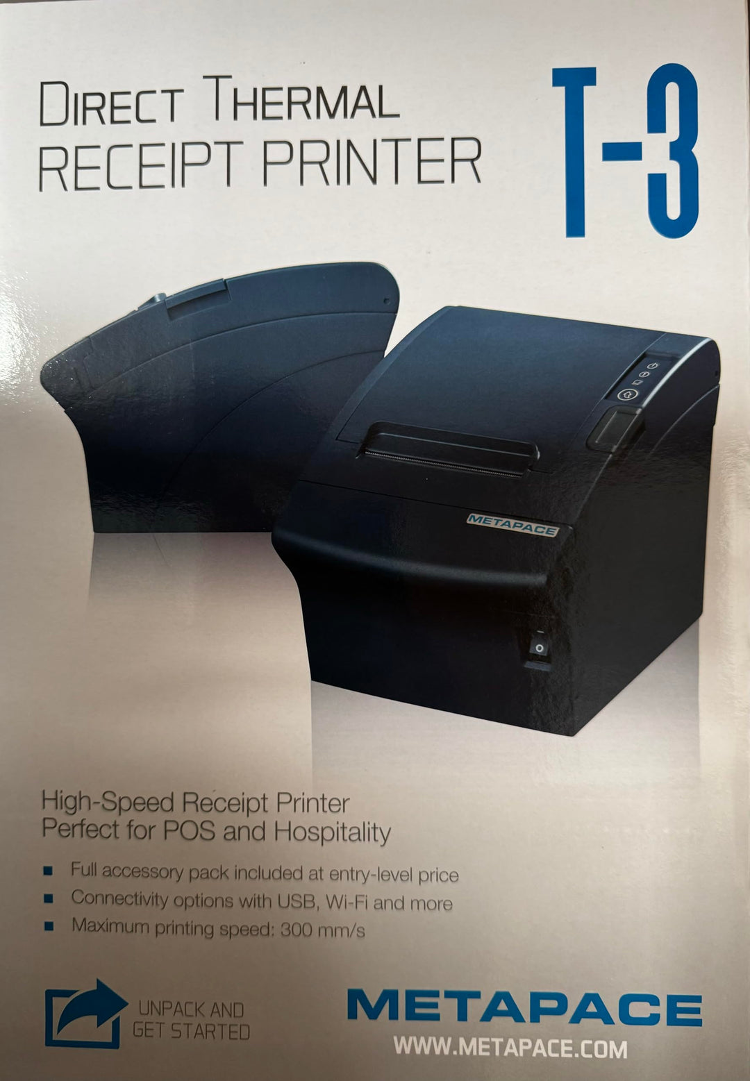 Metapace T-3, USB, WLAN, Cutter, schwarz (META-T3IIUWRS)