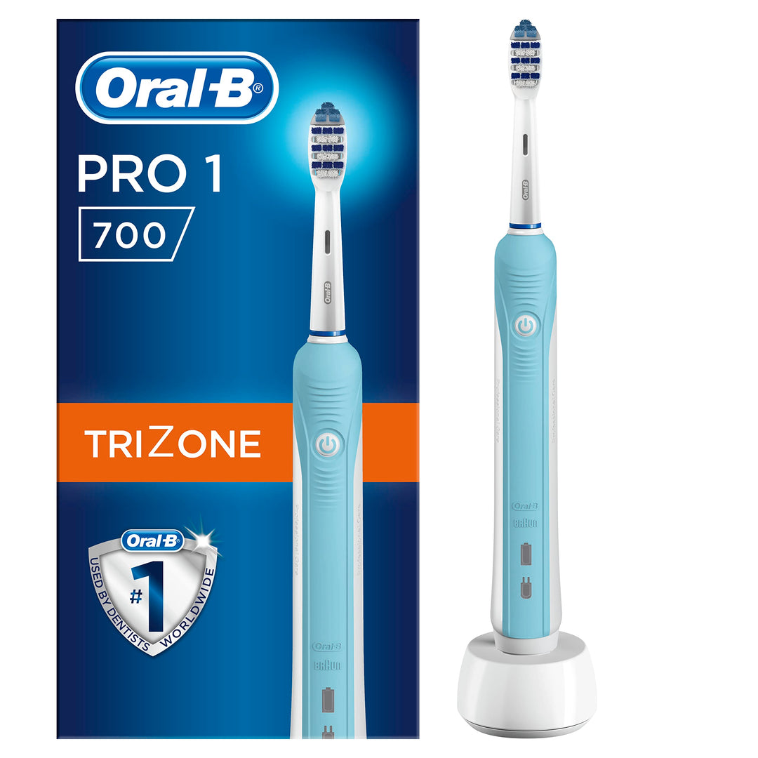 Oral-B Pro Elektrische Zahnbürste, wiederaufladbar, 80301360, Blau, Norme, Wiederaufladbare Zahnbürs