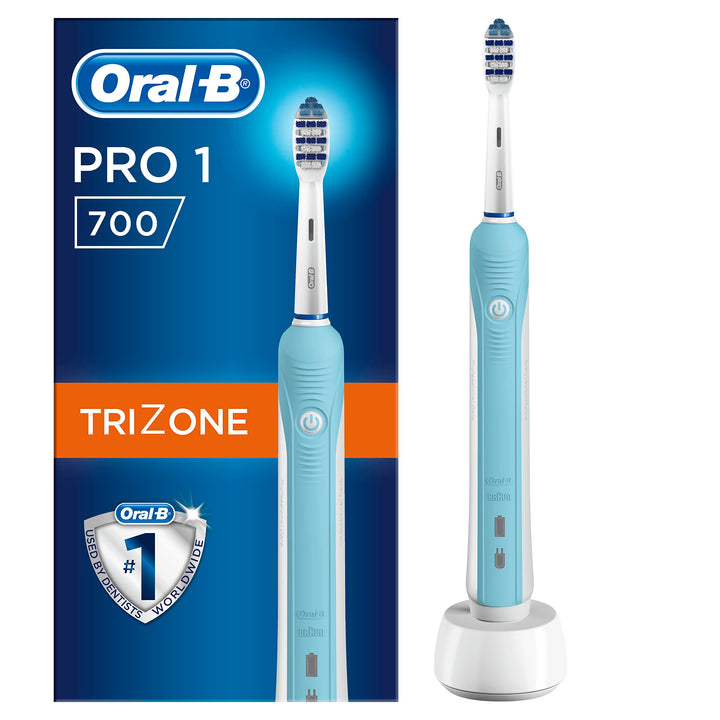 Oral-B Pro Elektrische Zahnbürste, wiederaufladbar, 80301360, Blau, Norme, Wiederaufladbare Zahnbürs