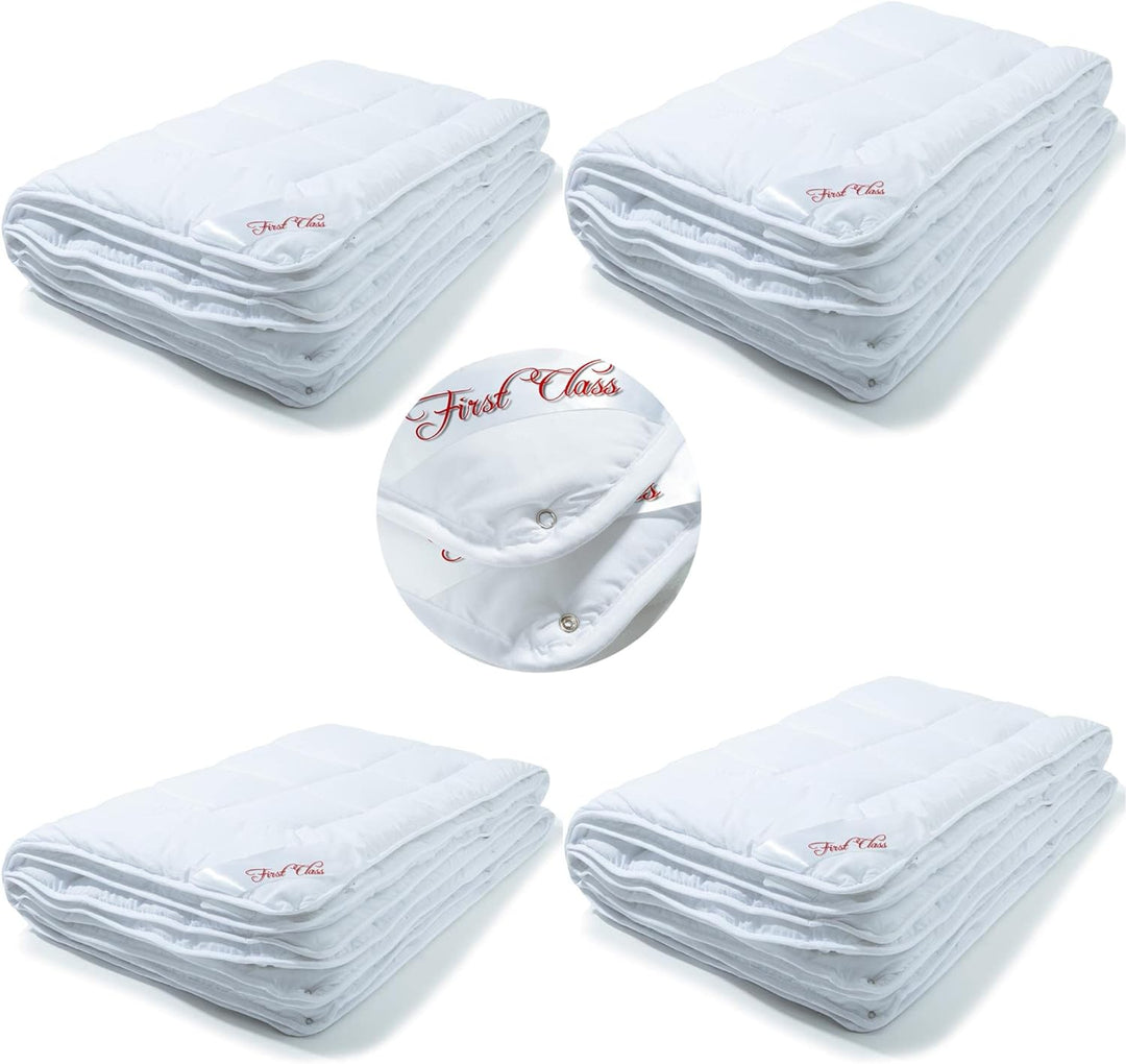 CelinaTex First Class 4 Jahreszeiten Bettdecke 200 x 200 cm Winter Sommer Steppdecke atmungsaktiv De