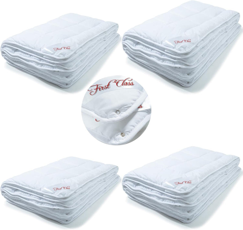 CelinaTex First Class 4 Jahreszeiten Bettdecke 200 x 200 cm Winter Sommer Steppdecke atmungsaktiv De