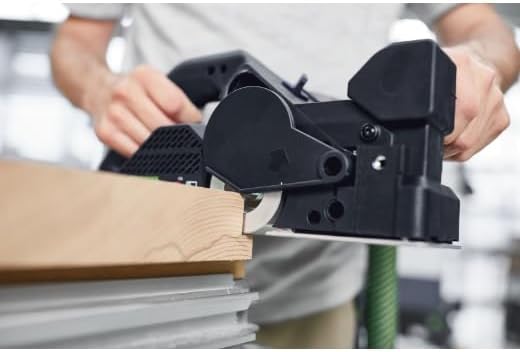 Festool Hobel HL 850 EB-Plus (mit Hobelkopf, Parallelanschlag, Falztiefenanschlag, Absaugadapter, In