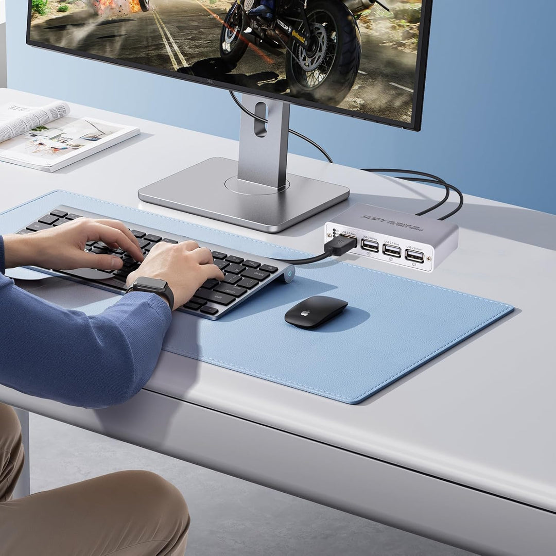 GeeekPi Digitaler USB-Isolations-Hub, 4-Port USB 2.0, High-Speed 480 Mbit/s, ADuM3165-Chip in Indust