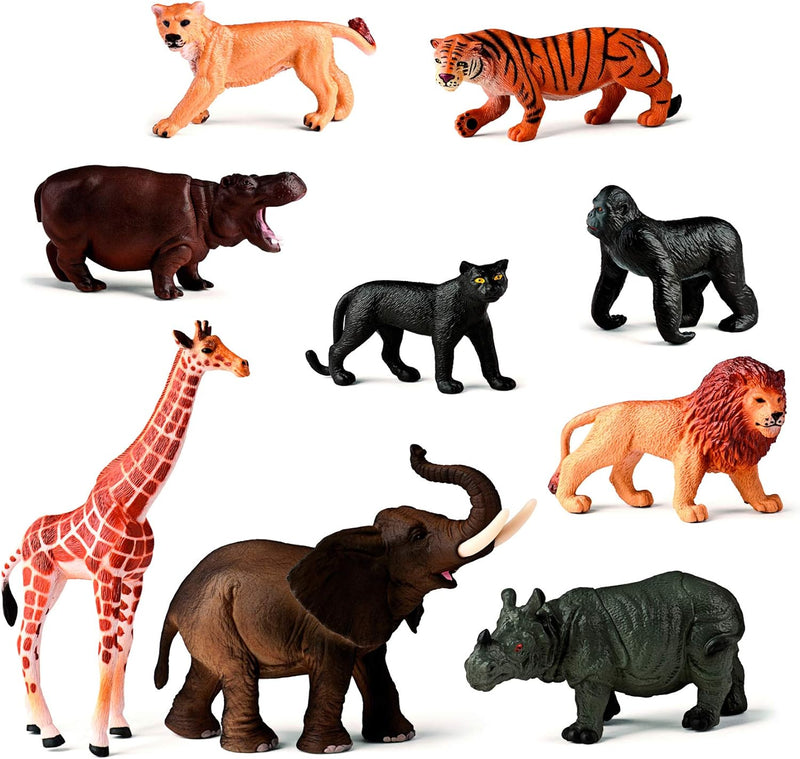 Tierfiguren, Wildtiere, Tiere der Wildnis 9 Figuren-25119