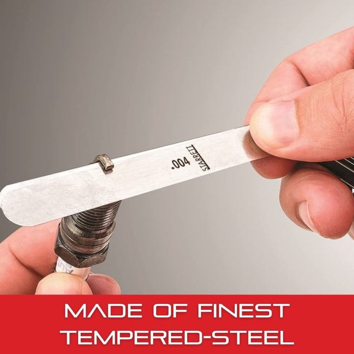Starrett 173MAT Dickenmessgerät-Set mit konischen Flügeln, 0,03-0,50 mm Dicke, 77 mm Länge, 13 Blätt