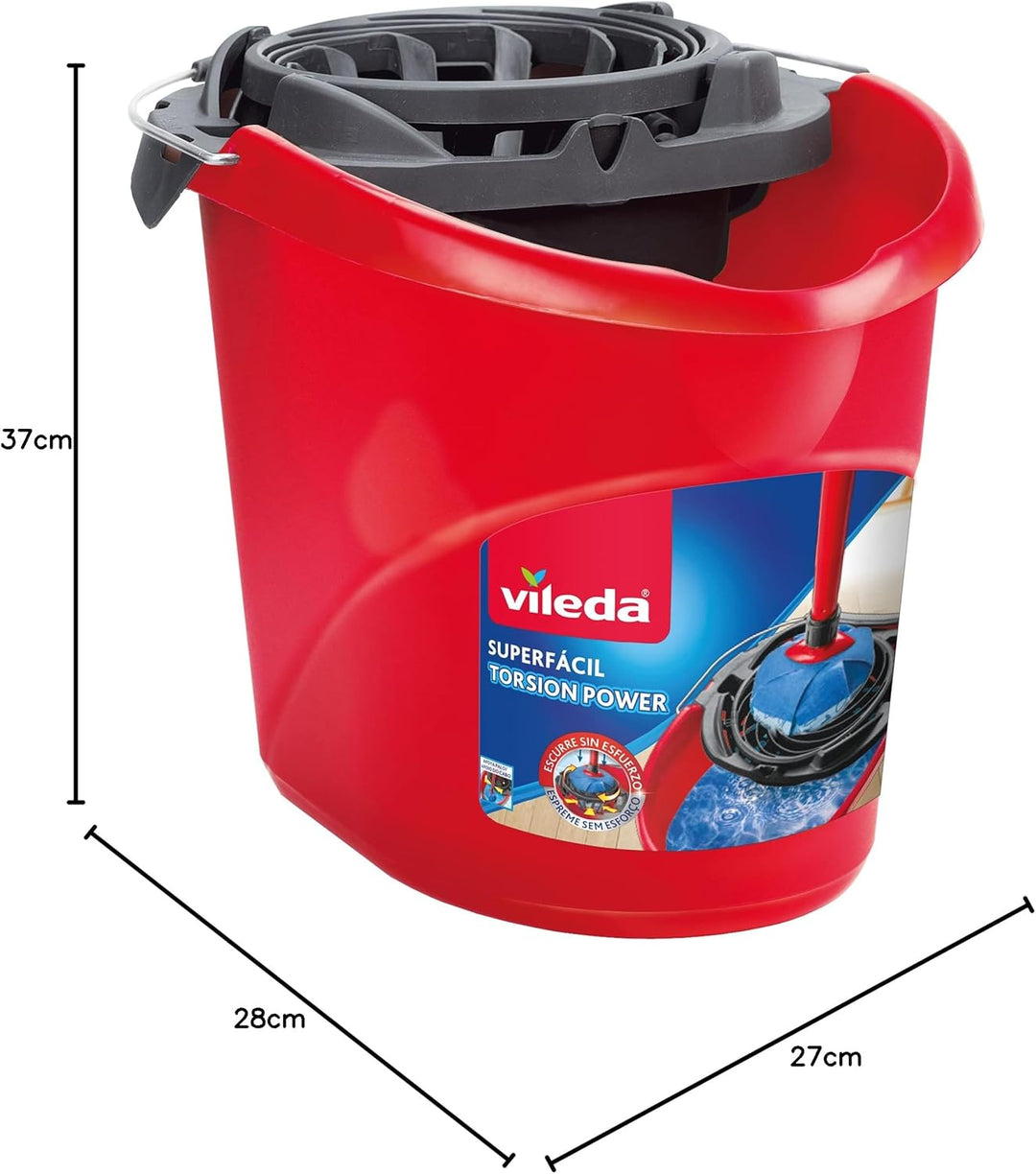 Vileda Super Fácil, Putzeimer Super einfacher Eimer, Super einfacher Eimer