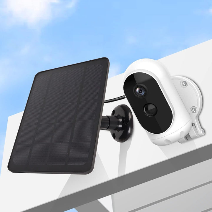 Solarpanel für Überwachungskamera, für DC 5V-Überwachungskamera, Wasserdichtes IP65-Kameraladegerät,