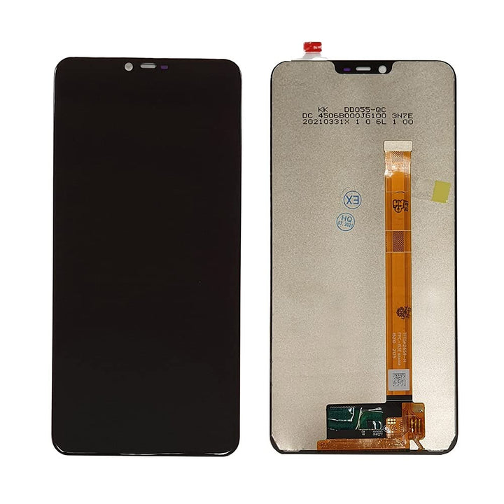 Smartex® Display LCD kompatibel mit Oppo A3s (CPH1803) - Schwarz, A3S