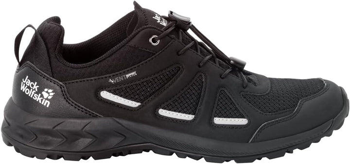 Jack Wolfskin Herren Woodland 2 Vent Low M Walking-Schuh 40.5 EU Schwarz, 40.5 EU Schwarz