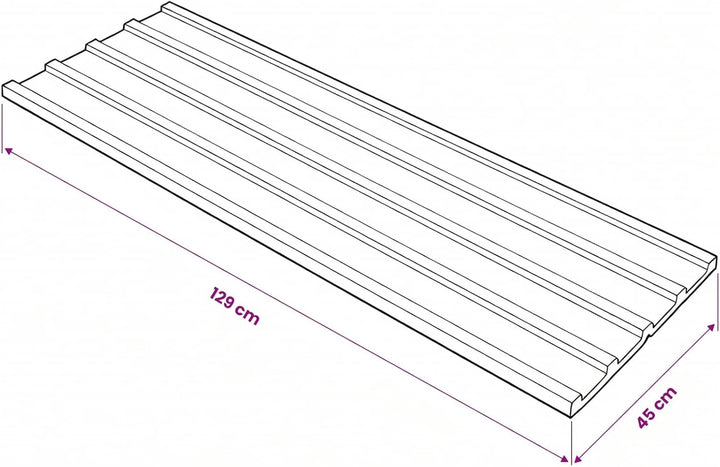 vidaXL Dachpaneel 12 pcs Grau 129 x 45 cm Verzinkter Stahl, Rechteckige, moderne Stahlplatte für wet
