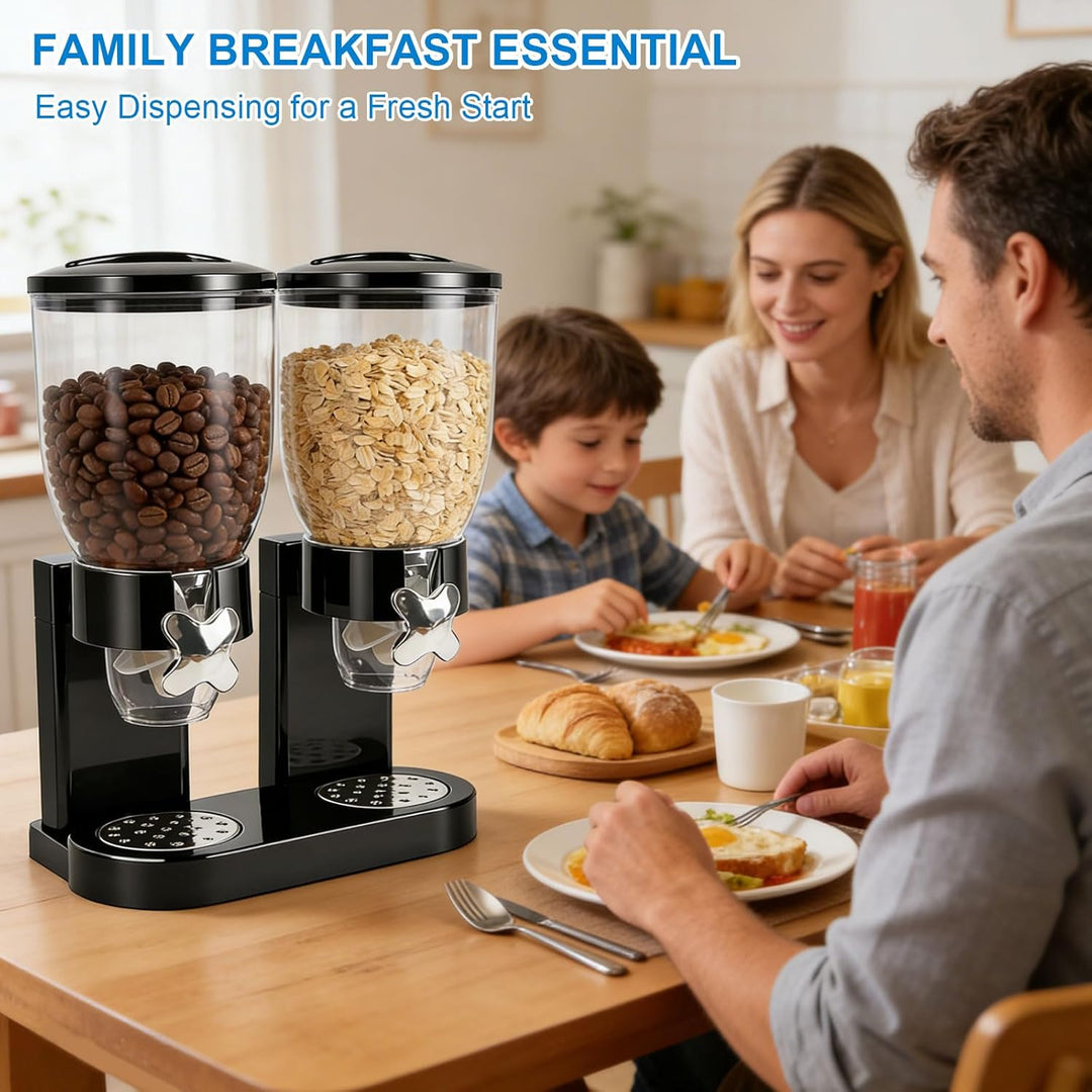 Cereal Dispenser Countertop 2L, Luftdichter Müslispender für die Organisation des Küchenvorratsraums