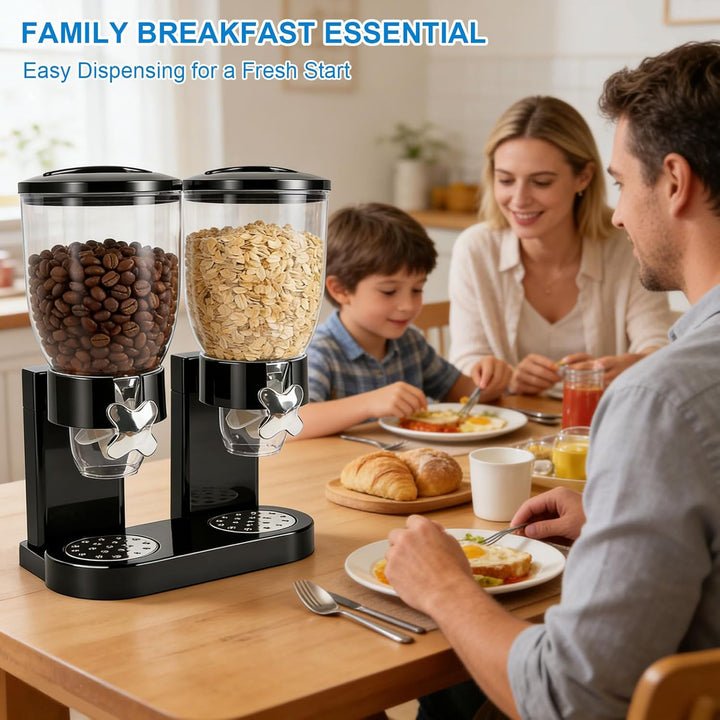 Cereal Dispenser Countertop 2L, Luftdichter Müslispender für die Organisation des Küchenvorratsraums