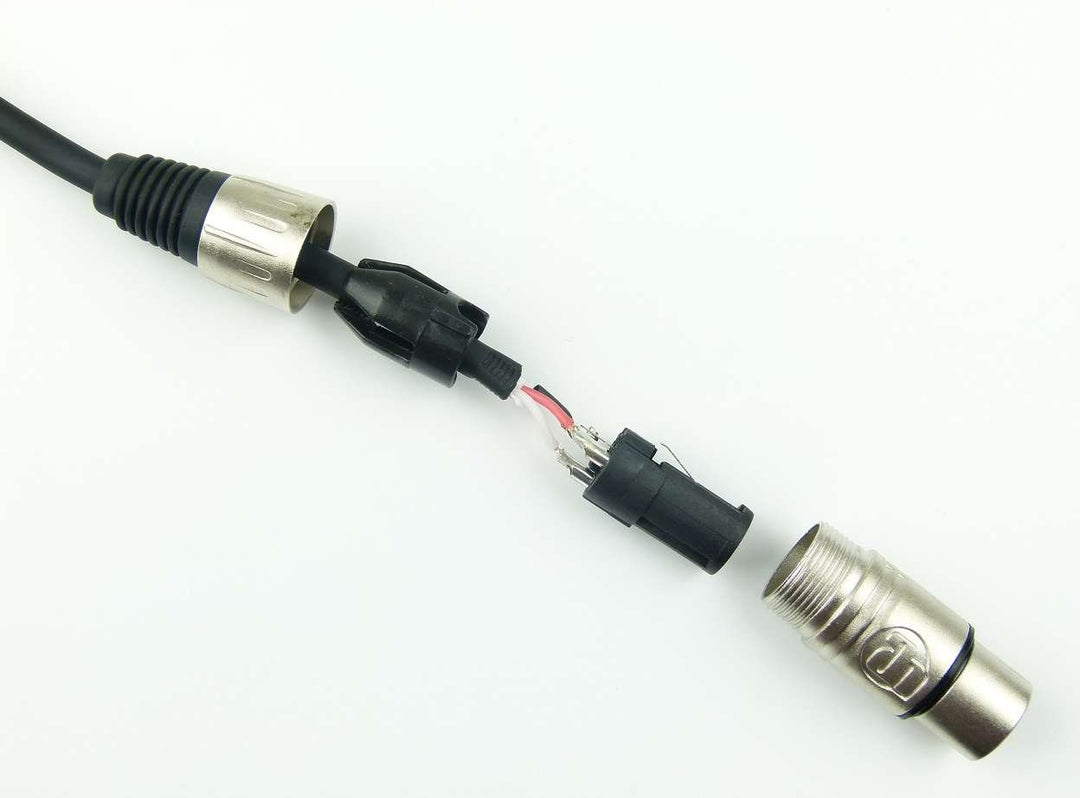 Adam Hall Cables 2 Stück K3MMF1000 Mikrofonkabel XLR female auf XLR male DMX Audio Kabel 3 pol polig