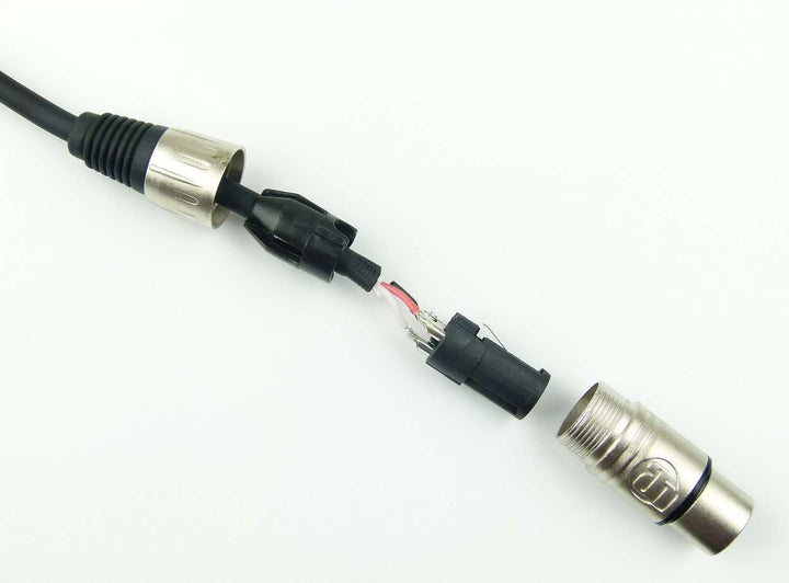 Adam Hall Cables 2 Stück K3MMF1000 Mikrofonkabel XLR female auf XLR male DMX Audio Kabel 3 pol polig