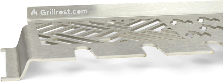 Grillrost.com Das Original Edelstahl Warmhalterost Multi-Station - Napoleon Rogue, Freestyle, Legend