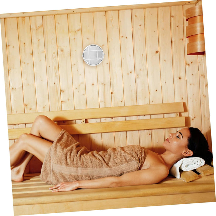 DOITOOL Sauna Beleuchtungslampe Glasleuchte für Dampfbad Sauna Raum Deckenlampe für Keller und Feuch