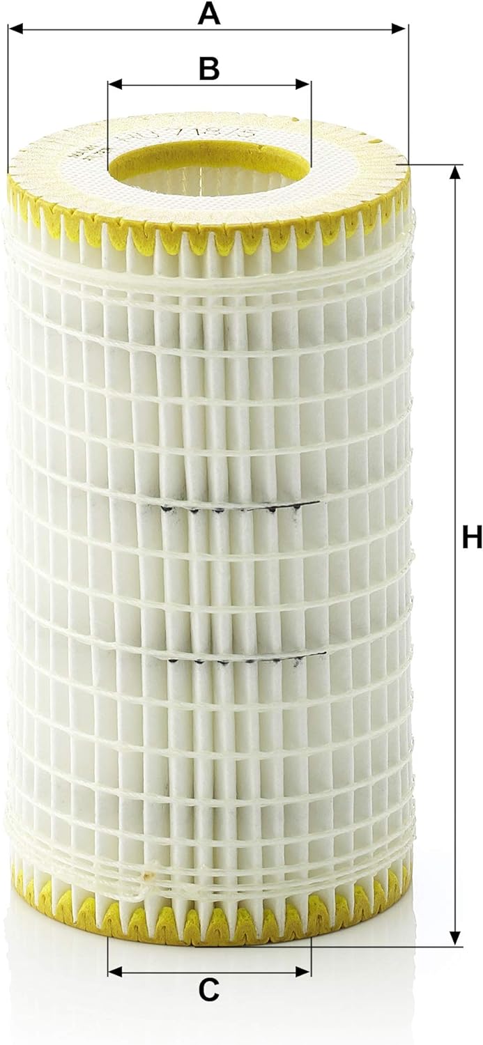 Original MANN-FILTER Luftffilter 2er Set C 3698/3-2 – Für PKW & Ölfilter HU 718/5 X – Ölfilter Satz
