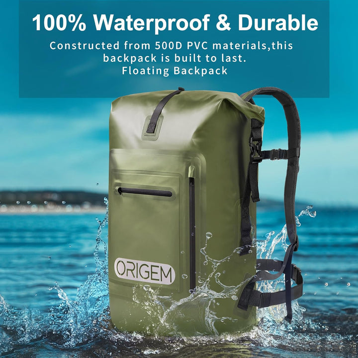 Origem Wasserdichter Rucksack, 35L/55L/85L Rolltop Rucksack Wasserdicht, Dry Bag mit Computereinsatz