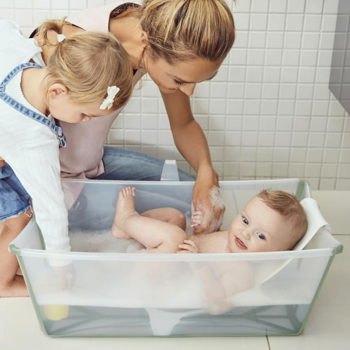 Stokke Flexi Bath Newborn Support, White – Massgefertigt für die faltbare Badewanne Stokke Flexi Bat