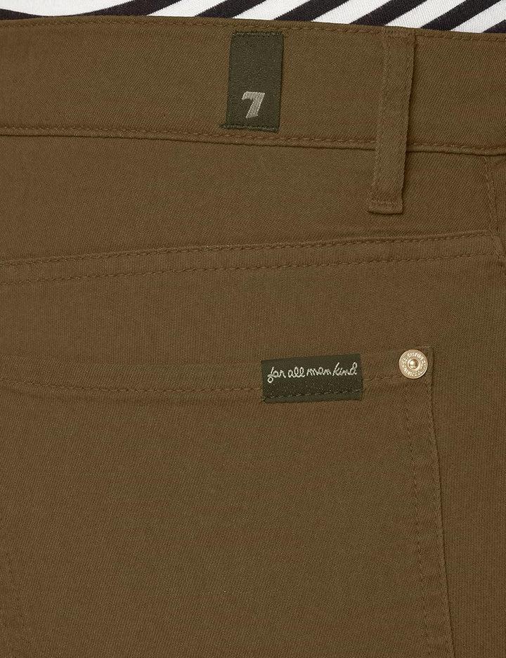 7 For All Mankind Damen Roxanne Ankle Casual Pants 23 Grün, 23 Grün