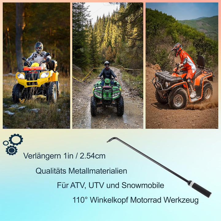 Bewinner 16,34 Zoll Vergaser Pilotschrauben Einstellwerkzeug, Universal Metall Pilotschrauben Einste