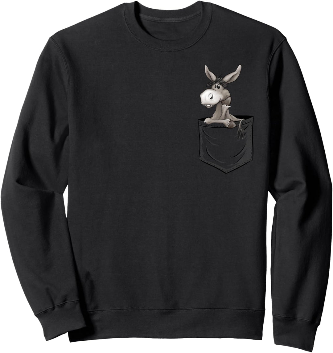 Lustiger sturer bockiger Esel in Deiner Tasche Sweatshirt
