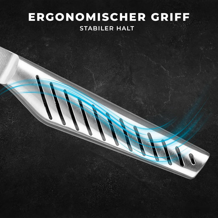 KARL HAUSMANN Messer Set ohne Block - 5 Teilig - Küchenmesser Set aus Edelstahl X30Cr13 - Kochmesser