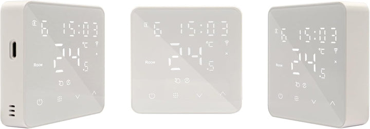Automat-on Zigbee Thermostat Fussbodenheizung | BAT2 mit Batteriebetriebener | Steuerung Wandthermos