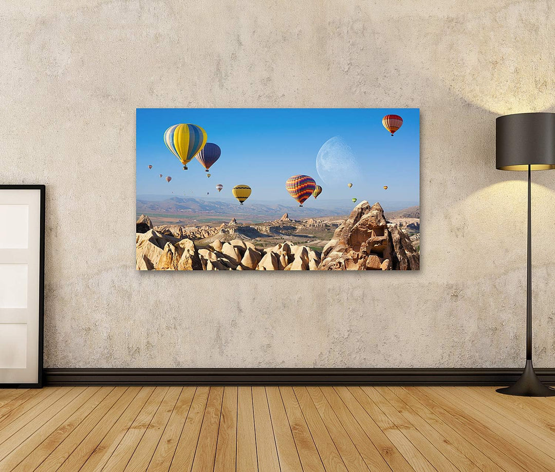 islandburner Bild auf Leinwand Heissluftballonfahrt Kappadokien Türkei Bilder Wandbilder Poster Lein