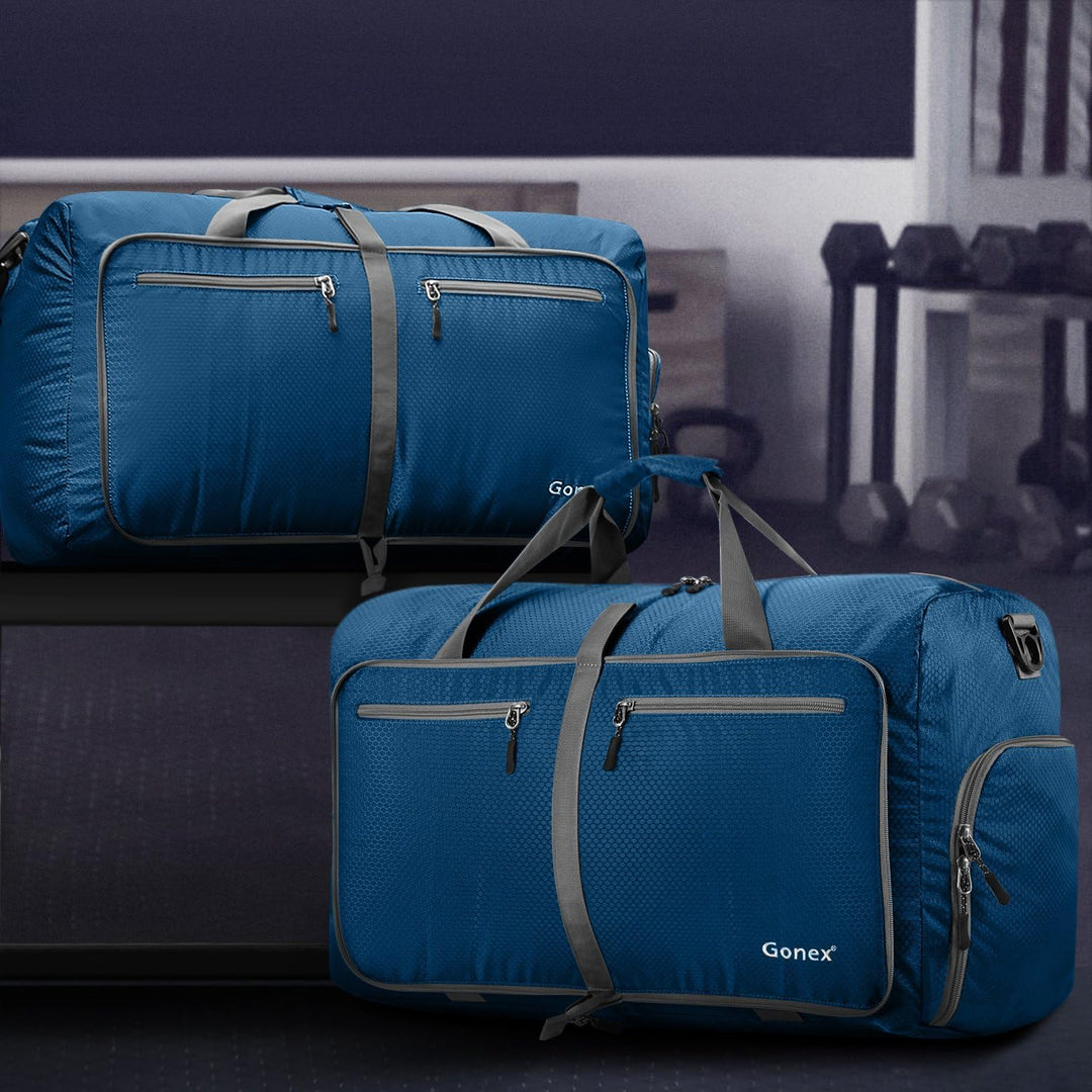 Gonex Faltbares Reisegepäck Leicht 40/60/80/100/150L Grosse Reisetasche Sporttasche für Reise Gym Ur