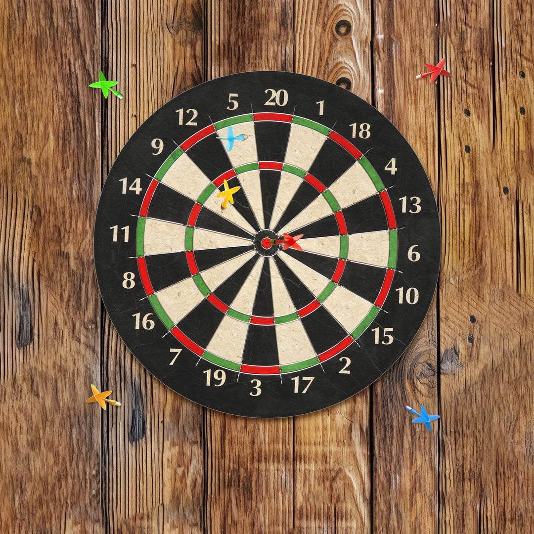 KEAGAN Holzmaserung Dartscheibe Wandschutz Dartscheibe Surround Wandschutz Filz Dartscheibe Wandschu