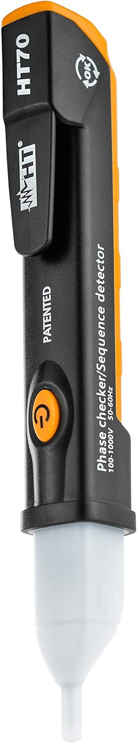 HT-Instruments Berührungsloser Spannungsprüfer bis 1000 V AC mit Drehfeldrichtungsermittlung, HT70