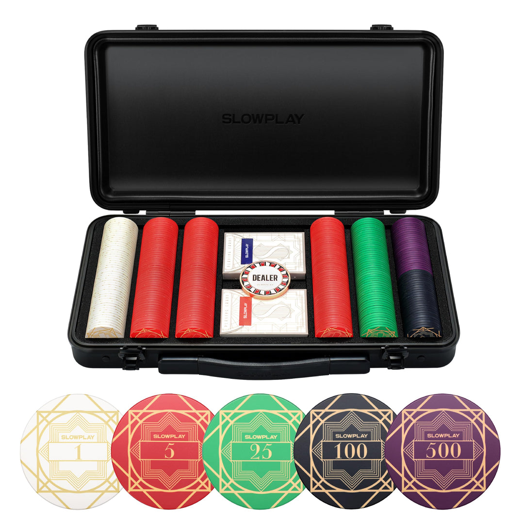 SLOWPLAY Poker-Set, Keramik… (300 pcs Numbered), 300 pcs Numbered