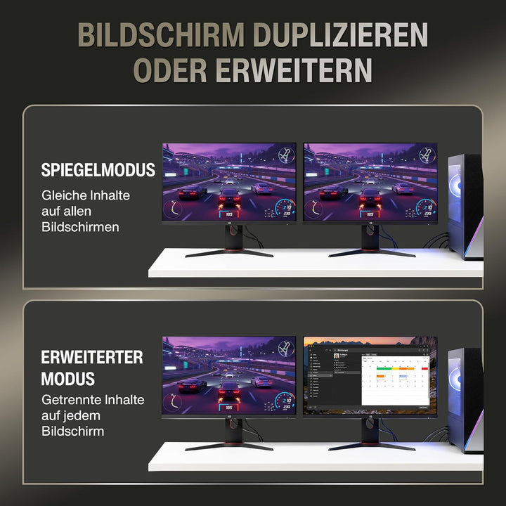 audio pirates by cammica Displayport Kabel – VESA zertifiziert, 8K/60 Hz, 4K/120 Hz, 32,4 Gbit/s | 1