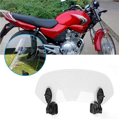 DEWIN Windabweiser Motorrad, Universal Windschutzscheibe Motorrad Windschild Spoiler Universal Motor