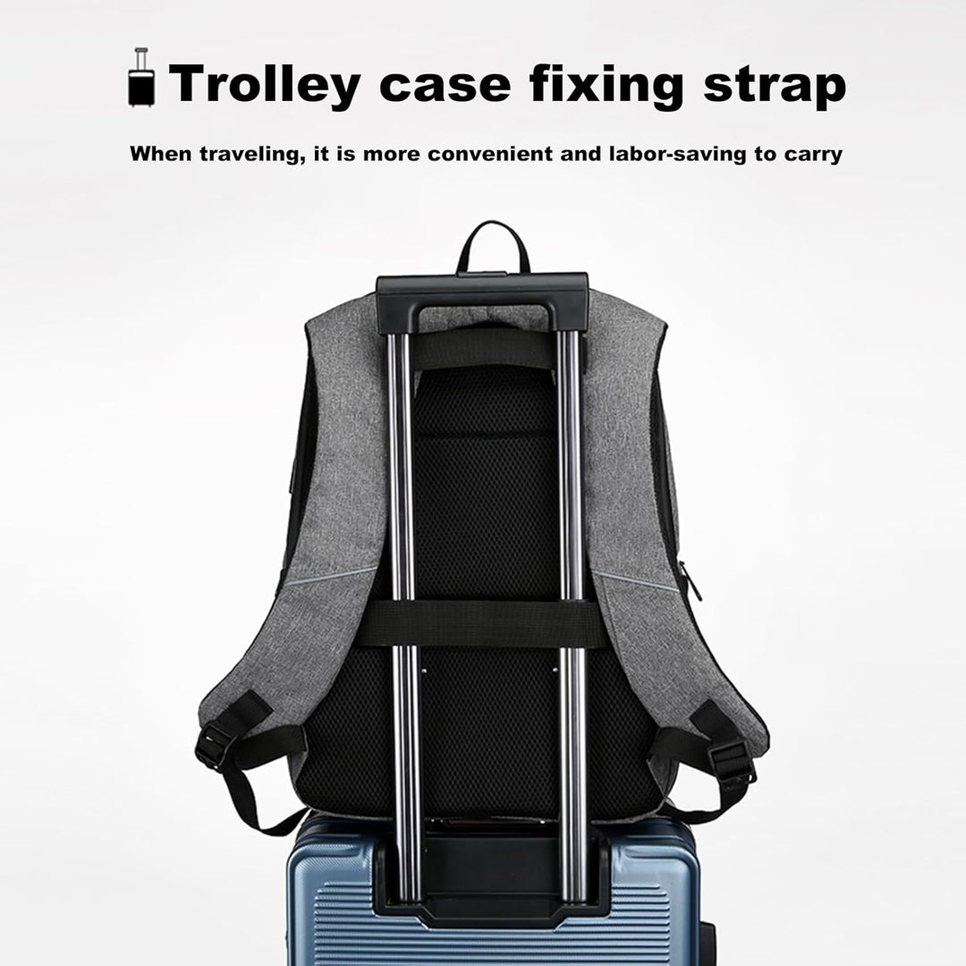 Pongnas Rucksack für 15,6-Zoll-Computer mit Wasserstoff. Rucksack für Schul-Laptop. Rucksack für Com