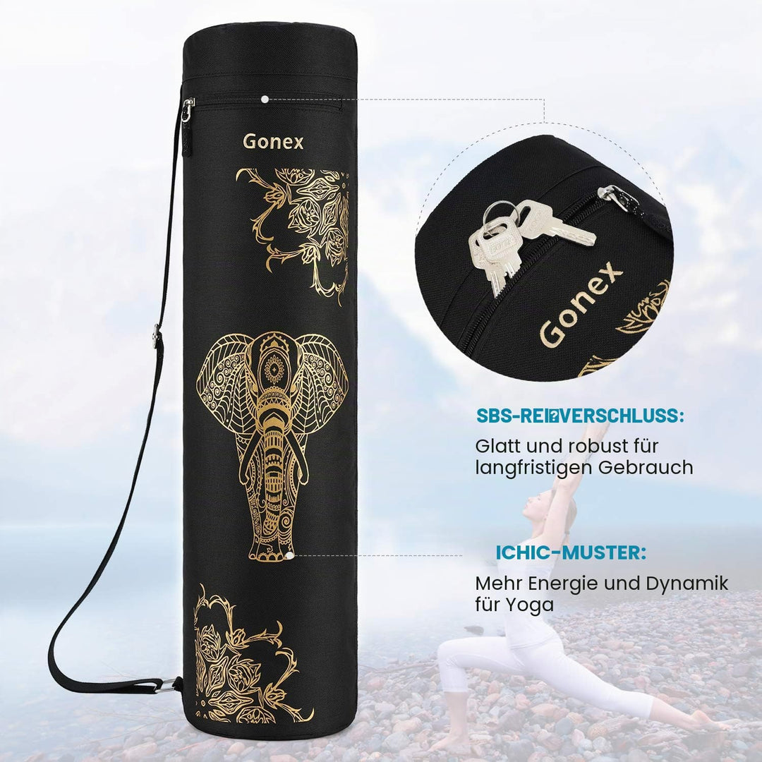 Gonex Yogatasche, Yogamatte Tasche Durchgehender Reissverschluss für Robuste wasserdichte Yogamatten
