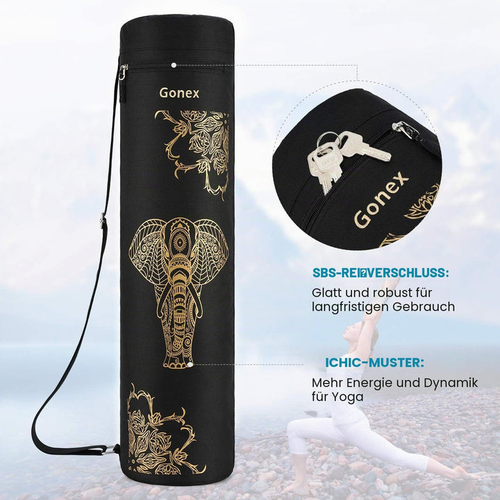 Gonex Yogatasche, Yogamatte Tasche Durchgehender Reissverschluss für Robuste wasserdichte Yogamatten