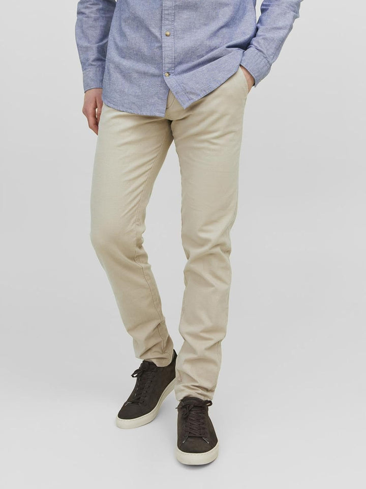 JACK &amp; JONES Herren Jpstmarco Fury Noos Male Chino Hose Slim Fit Chino Hose 32W / 34L Dune, 32W / 34