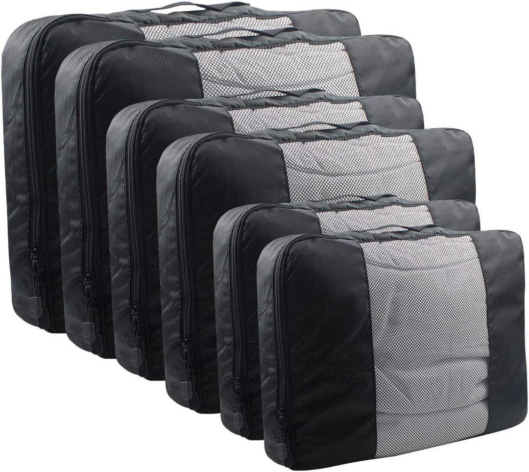 Kleidertaschen Kofferorganizer 6er Set, Netspower Reisen Organizer Tasche Packtaschen Reisegepäck Re