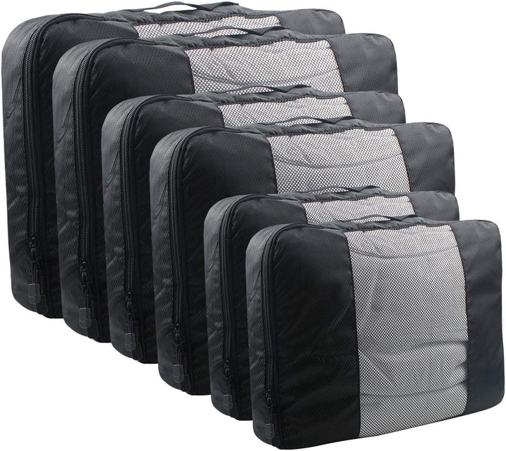 Kleidertaschen Kofferorganizer 6er Set, Netspower Reisen Organizer Tasche Packtaschen Reisegepäck Re