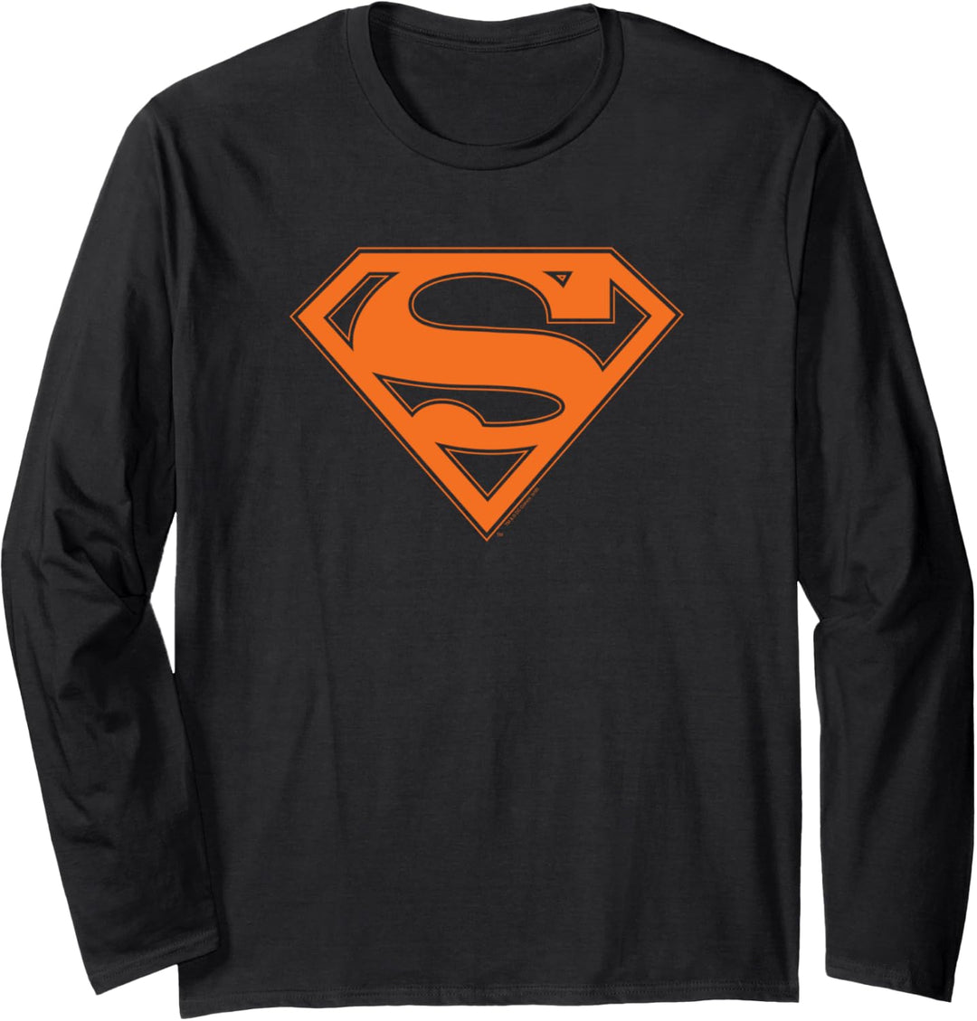 Superman Blue & Orange Shield Langarmshirt