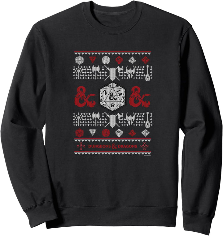 Dungeons &amp; Dragons Ugly Christmas Sweatshirt