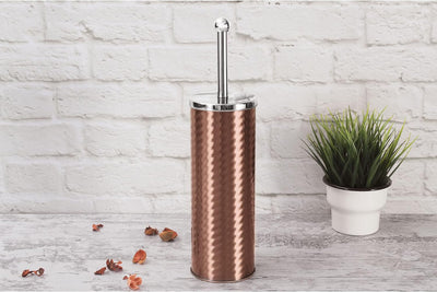 Berlinger Haus Rose Gold Toilettenbürste 40 cm für Badezimmer, Bürstenhalter Edelstahl, Spritzwasser