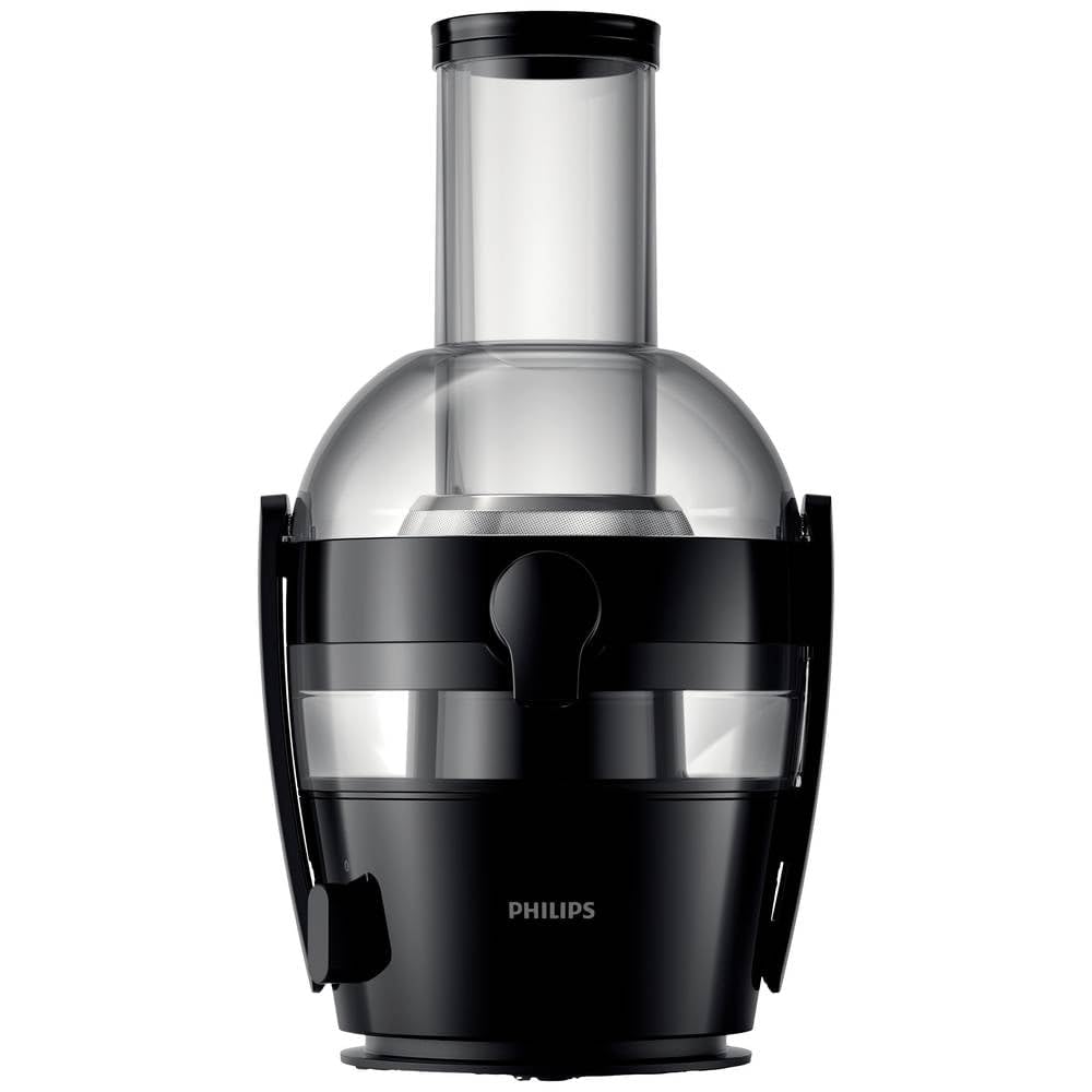 Philips Domestic Appliances HR1855/70 Entsafter, ABS Synthetik, 1.2 liters, Noire/Argent