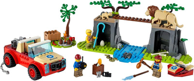 Collectix Lego Set - City Tierrettungs-Geländewagen 60301 + Tierrettungs-Quad 60300